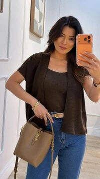 Twin Set Tricot Mariana Kimono & Regata