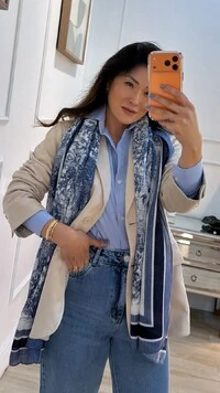 Pashimina Estampada Retangular