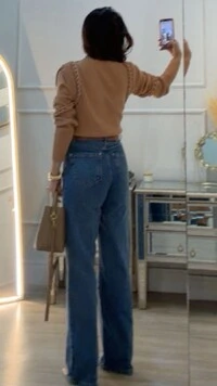 Blusa Cacharrel Tricot Canelada Lulu Com Tranças Nos Ombros