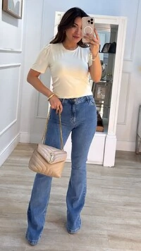 Blusa Cropped Malha Maila Mangas Curtas Princesa