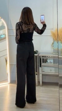 Blusa De Renda Diana Com Top