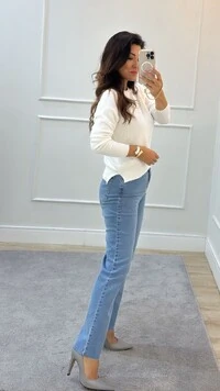 Blusa Tricot Trançados Triplos Frontais Milena Barrado Posterior Maior