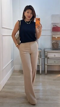 Blusa Regata Tricot Luana Com Entremeios