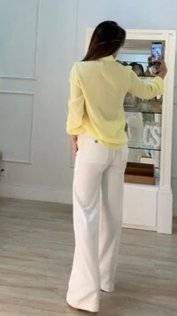 Camisa Laura Gola Com Amarração