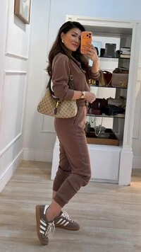 Conjunto Moletom Aline Blusa E Calça Jogger