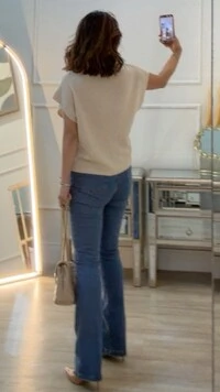 Blusa Tricot Morgana Gola Alta Detalhe Enrolado