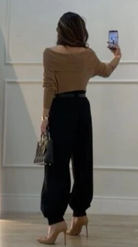 Blusa Tricot Canelada Thais Ombro À Ombro