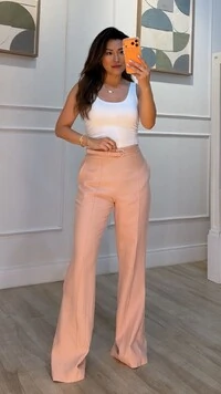 Regata Malha Decote Em U Aline Alças Largas