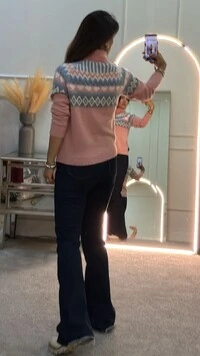 Blusa Tricot Estampado Multicolor Angelica