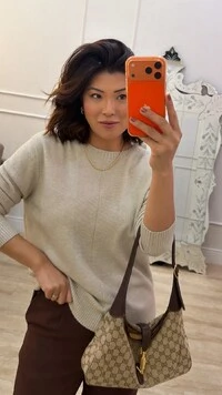Blusa Tricot Alice Detalhe Faixa Com Nervura Canelada Frontal