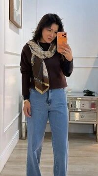 Blusa Tricot Nervura Trançada Frontal Zoe Detalhes Canelados