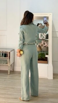 Camisa Linho Ananda Mangas Longas