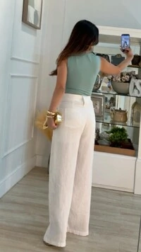 Blusa Regata Malha July Detalhe Fivela Dourada No Ombro