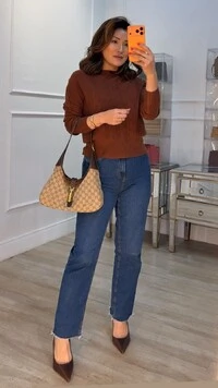 Blusa Tricot Pati Mangas Longas Detalhe Trançado