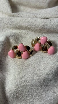 Brinco Pedras Bicolor