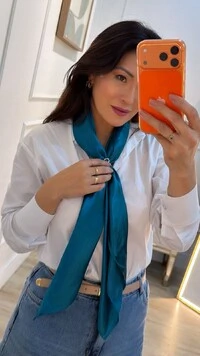 Lenço Acetinado Liso