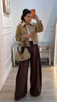 Jaqueta Casaco Suede Giovana Gola Ovelhinha