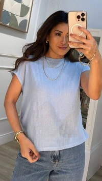 Blusa Ampla Karine Laterais Com Drapeado