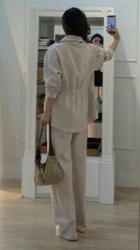 Conjunto Moletom Samira Parka e Calça Pantalona