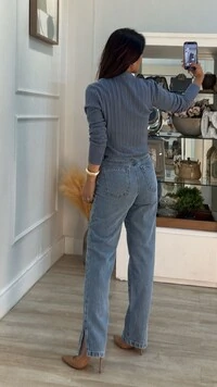 Blusa Tricot Gola Careca Paloma Trançados Pela Peça