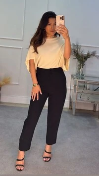 Blusa Ampla Canelado Horizontal Lili