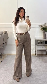 Blusa Tricot Anahí Gola Rolê