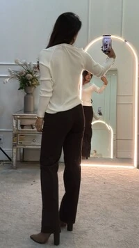 Blusa Tricot Elize Mini Entremeios E Vivos Ondulados Frontais