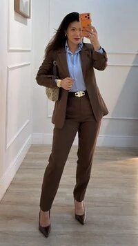 Maxi Blazer Viscose Com Linho Brenda Martingalê Nos Punhos