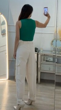 Blusa Regata Tricot Brasil Valéria