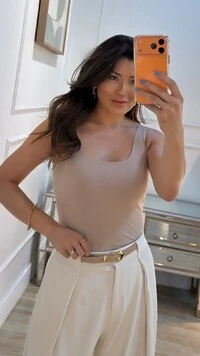 Regata Malha Decote Em U Aline Alças Largas