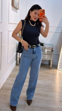 Blusa Muscle Canelada Larissa Gola Alta