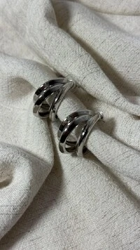 Brinco Argola Tripla Lisa