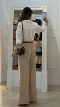 Maxi Camisa Detalhe De Pregas Nos Punhos E Posterior