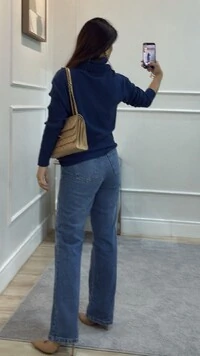 Blusa Tricot Gola Rolê Margoth Detalhes Trançados E Zigue E Zague