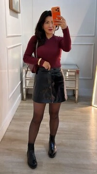 Blusa Tricot Canelado Thalita Gola Alta
