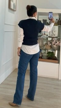 Blusa Ampla Tricot Julie Gola Canoa