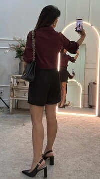 Shorts Alfaiataria Miranda Cinto Com Fivela Dourada