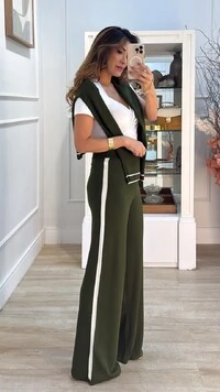 Blusa Suplex Decote V Maithe Drapeados Laterais