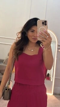 Blusa Regata Hazel Alças Largas E Decote Quadrado