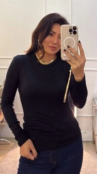 Kit Blusa Mangas Longas & Regata Jasmine