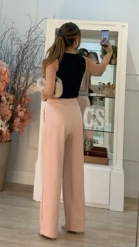 Blusa Regata Malha Canelada Aisha