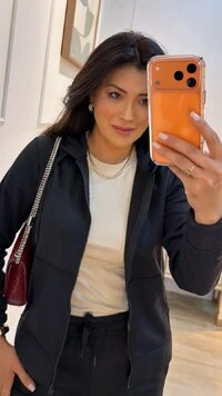 Jaqueta Casaco Moletom Leila Capuz Com Amarração Regulável