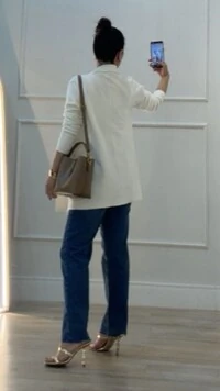 Cardigan Tricot Melina Detalhe Canelado E Bolsos Quadrados