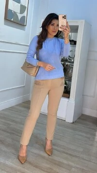 Blusa Tricot Halley Frontal Com Trançado Duplo E Zigue Zague