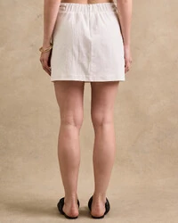 Shorts Saia Caroline Pala Larga Detalhe Corda Transpassado