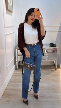 Blusa De Malha Antonella Gola Careca