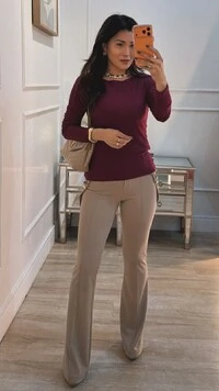Blusa Gola Canoa Vitoria Mangas Longas