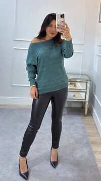 Blusa Tricot Amplo Vitoria Com Trançados Horizontais