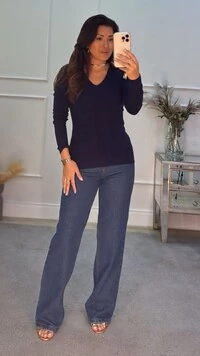 Sueter Tricot Catarina Texturizado Decote V