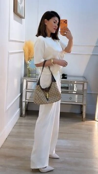 Conjunto Helena Blusa E Calça Pantalona